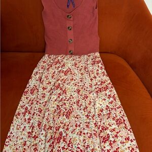 Seraphine maternity and nursing spring dress